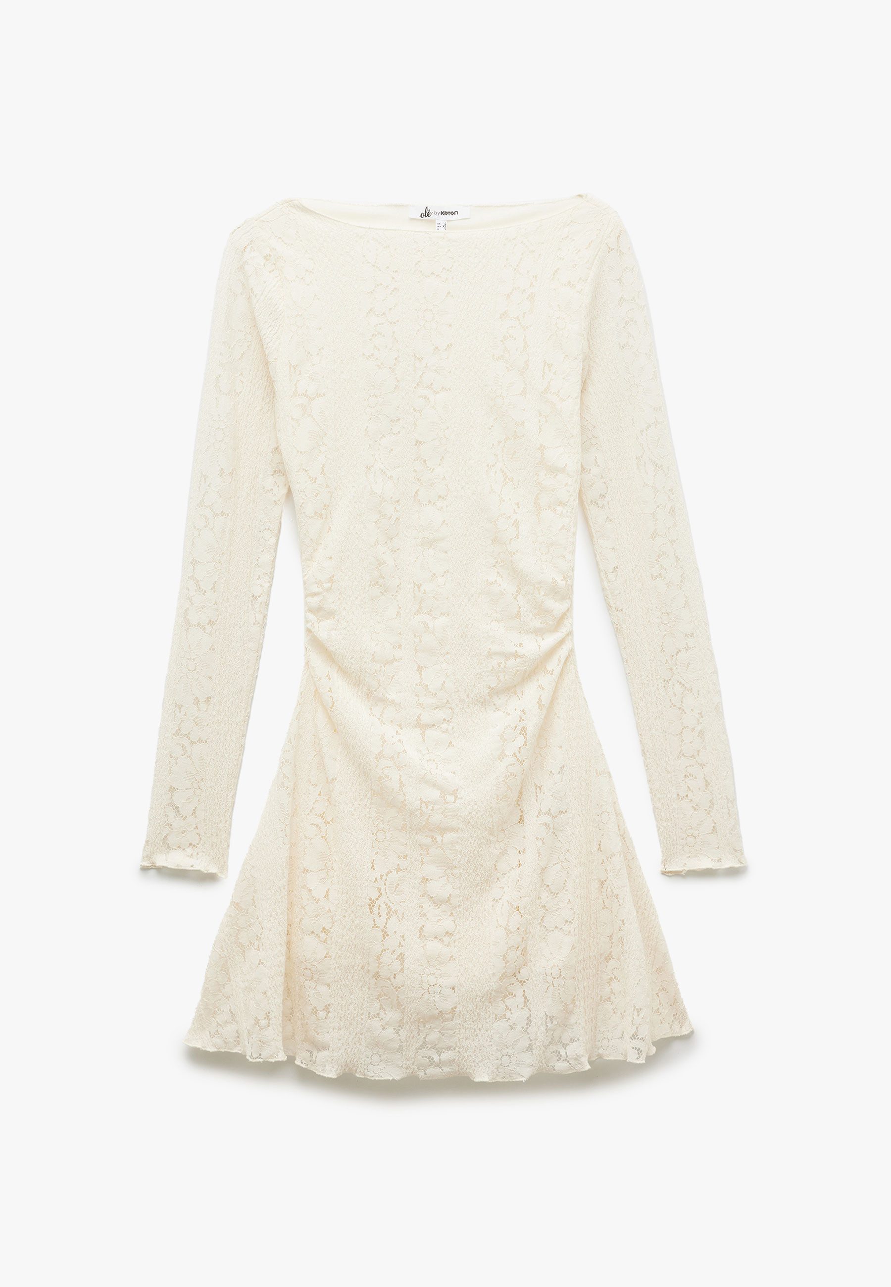Koton Badekleid Mini Länge Mit Schlag(Halbkreis) Spitzenkleid