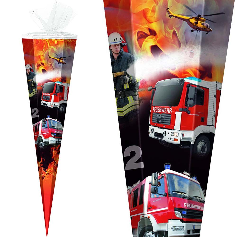 Stylex Schreibwaren Schultüte 85 cm Jungen 2025 Feuerwehr