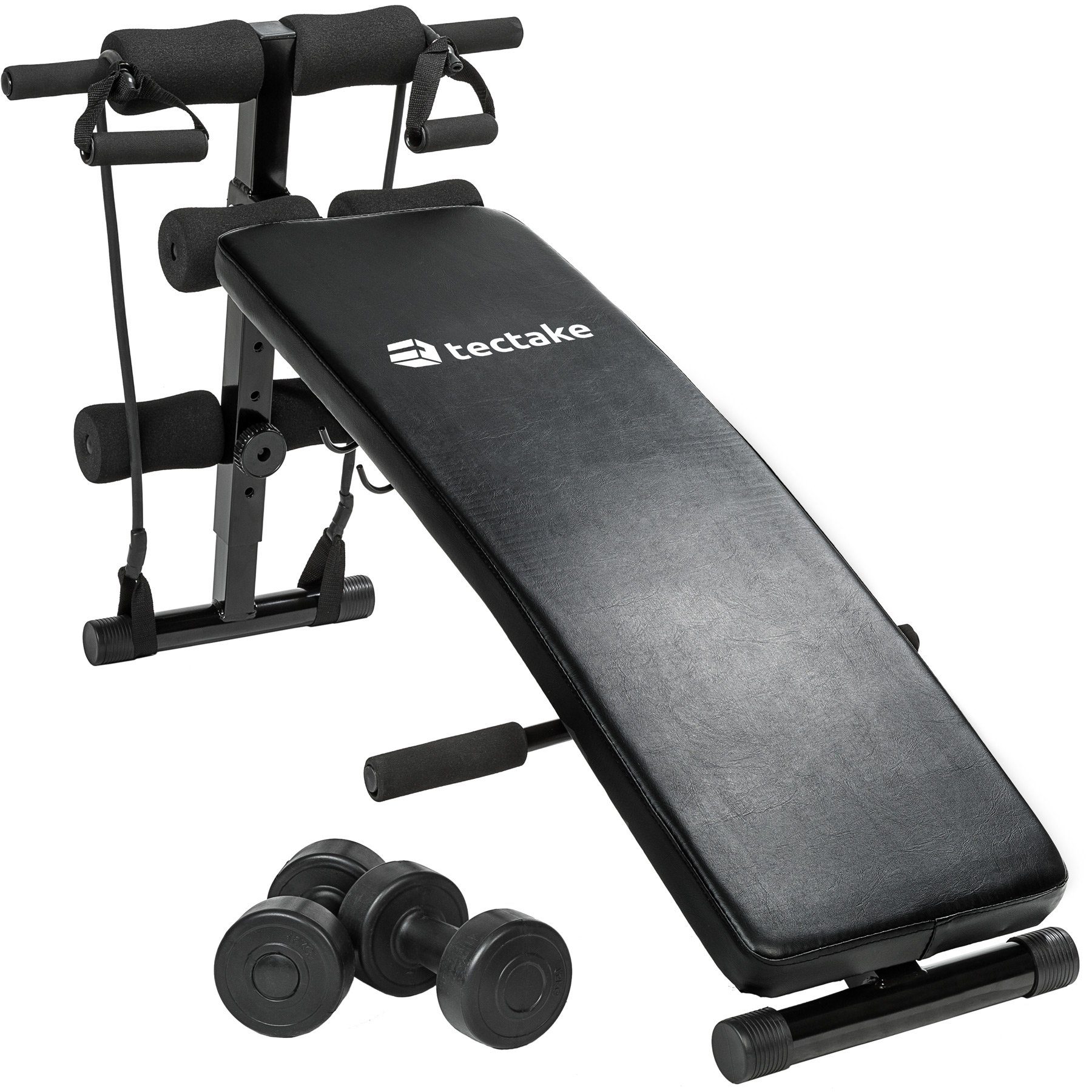 tectake Bauchtrainer Sit-up Bank, 6-fach verstellbar