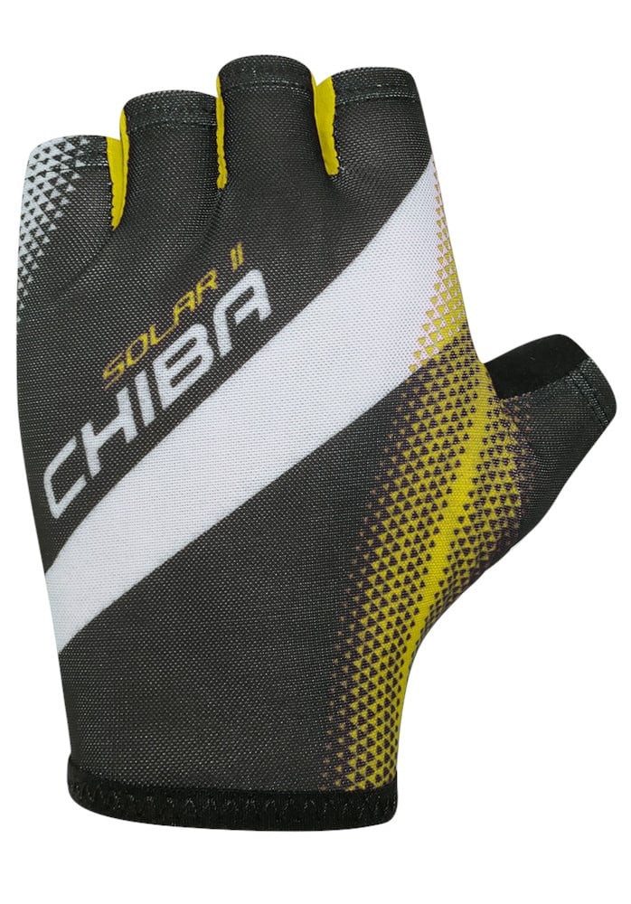 Fahrradhandschuhe Solar II schwarz/neongelb - 1 Paar