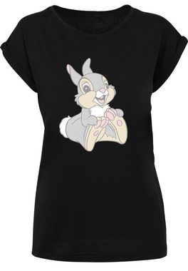 F4NT4STIC T-Shirt Disney Classics Bambi Klopfer Damen,Premium Merch,Regular-Fit,Kurze Ärmel,Bedruckt
