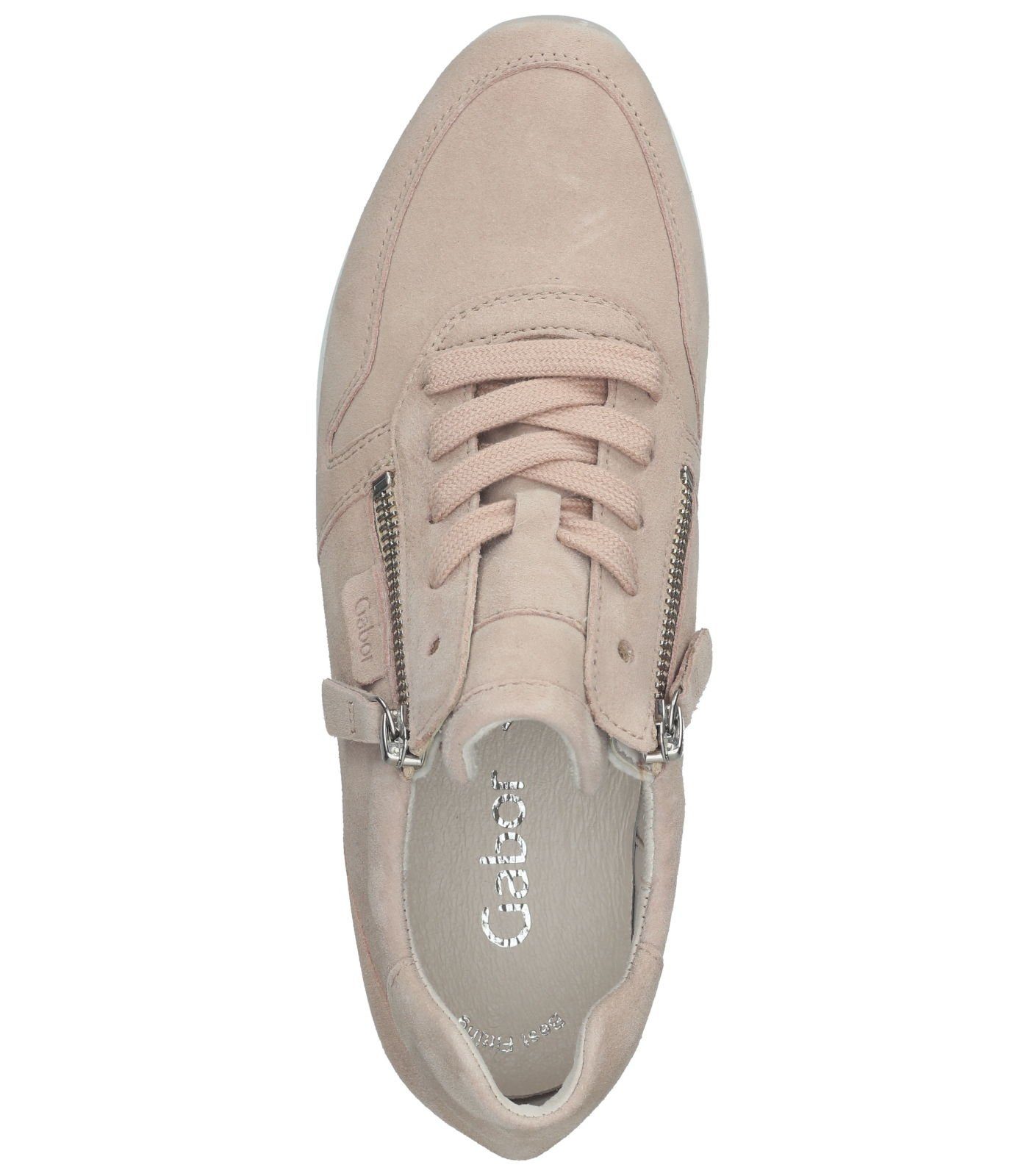 Gabor Sneaker Veloursleder Sneaker Hellrosa