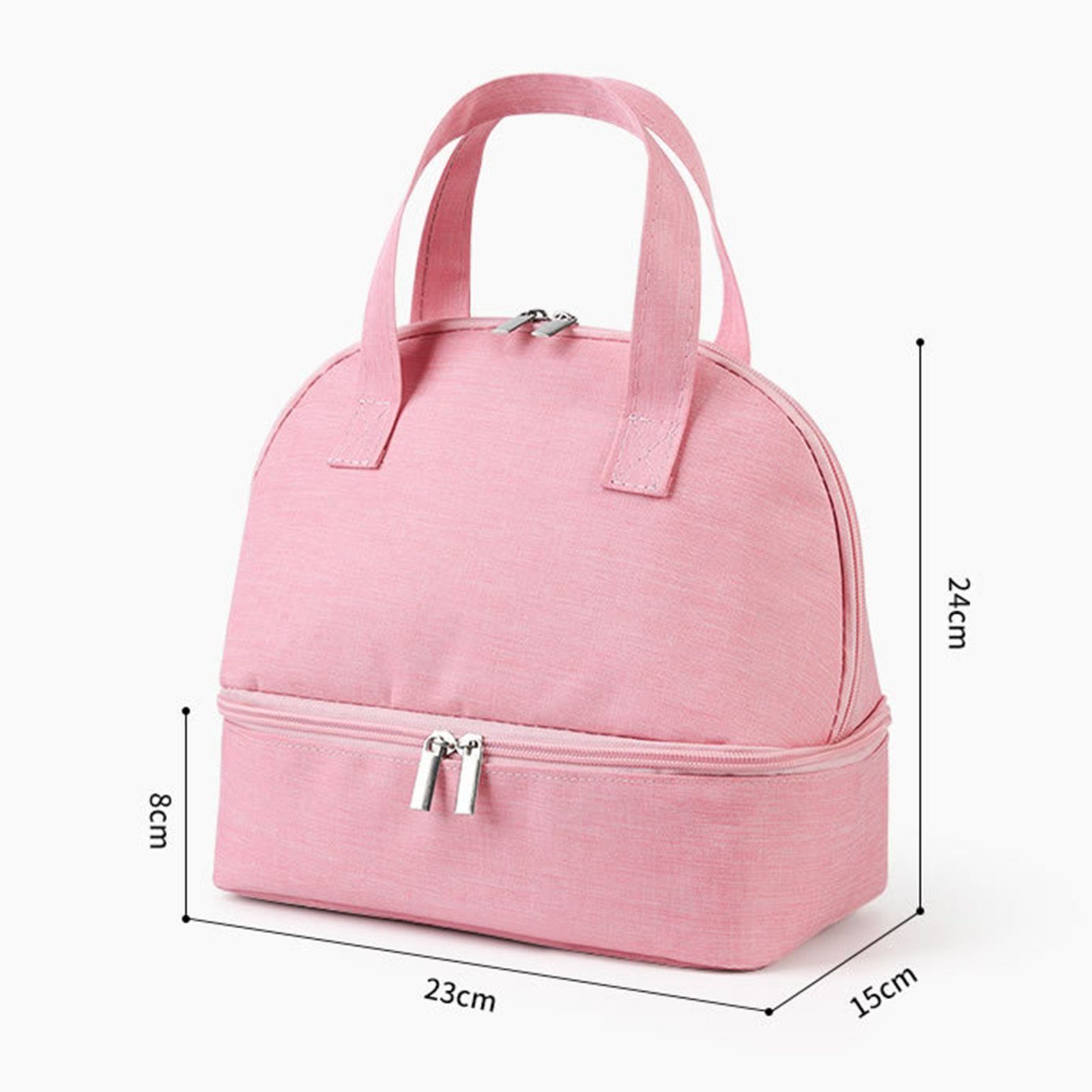 süße Lunchboxen Auffangbehälter für Lunch Rosa Popubear Kühltasche Lunchtasche Bag