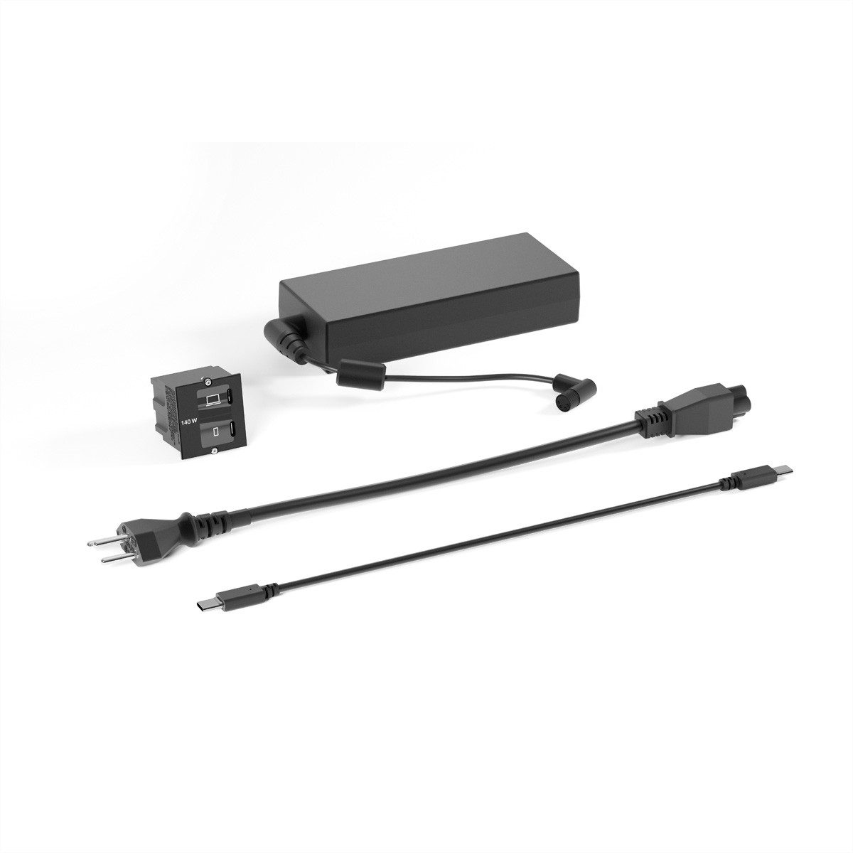 Bachmann Custom Modul 1xUSB C/C 140W Stromadapter T12, 10A, Typ-J zu ...
