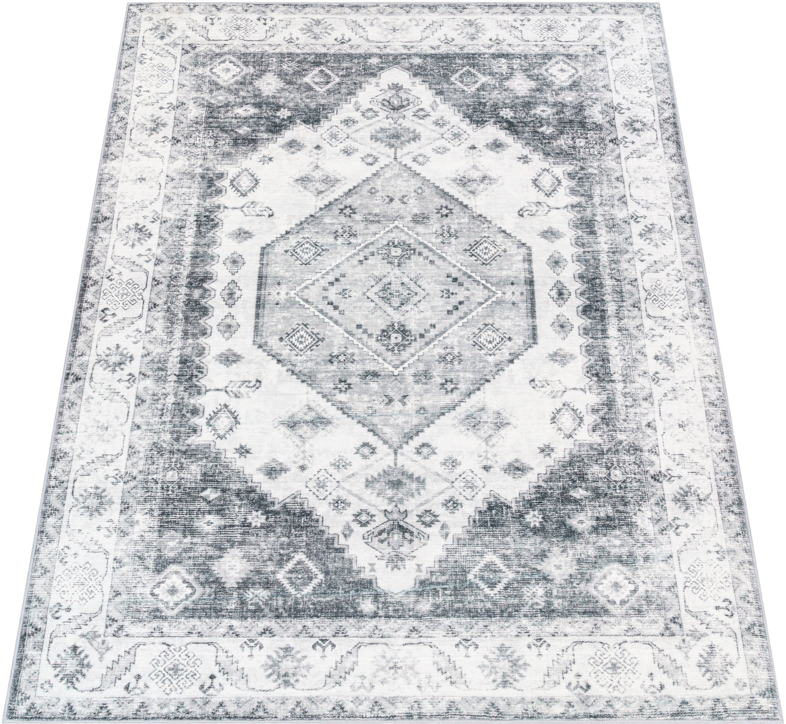 Paco Home Teppich "Cambridge 463" rechteckig 12 mm Höhe Kurzflor, orientali günstig online kaufen