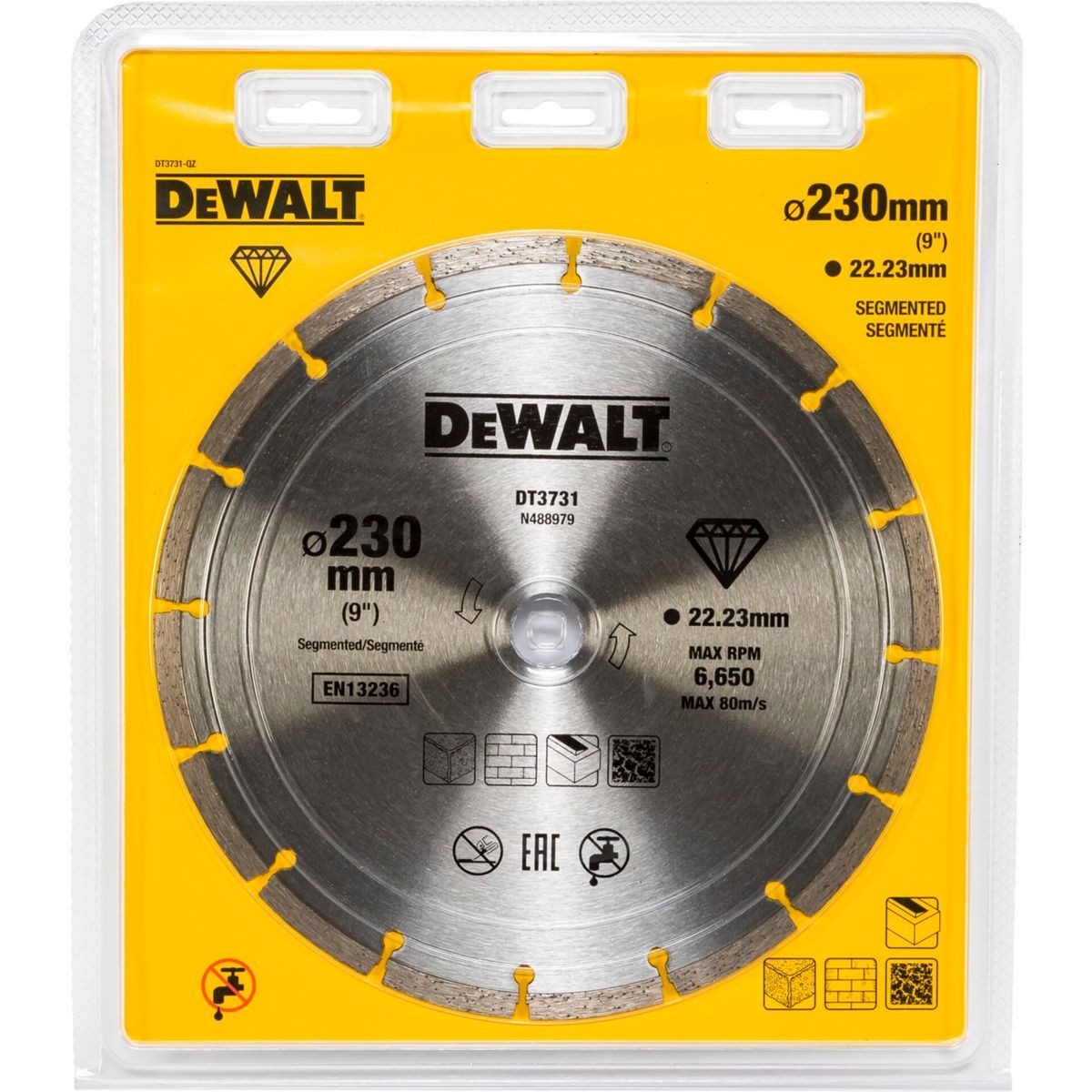 DeWalt Trennscheibe DT3731-QZ Diamant-Trennscheibe 230mm