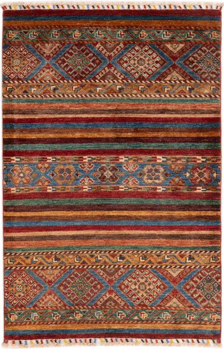 Orientteppich Arijana Shaal 85x129 Handgeknüpfter Orientteppich, Nain Trading, rechteckig, Höhe: 5 mm