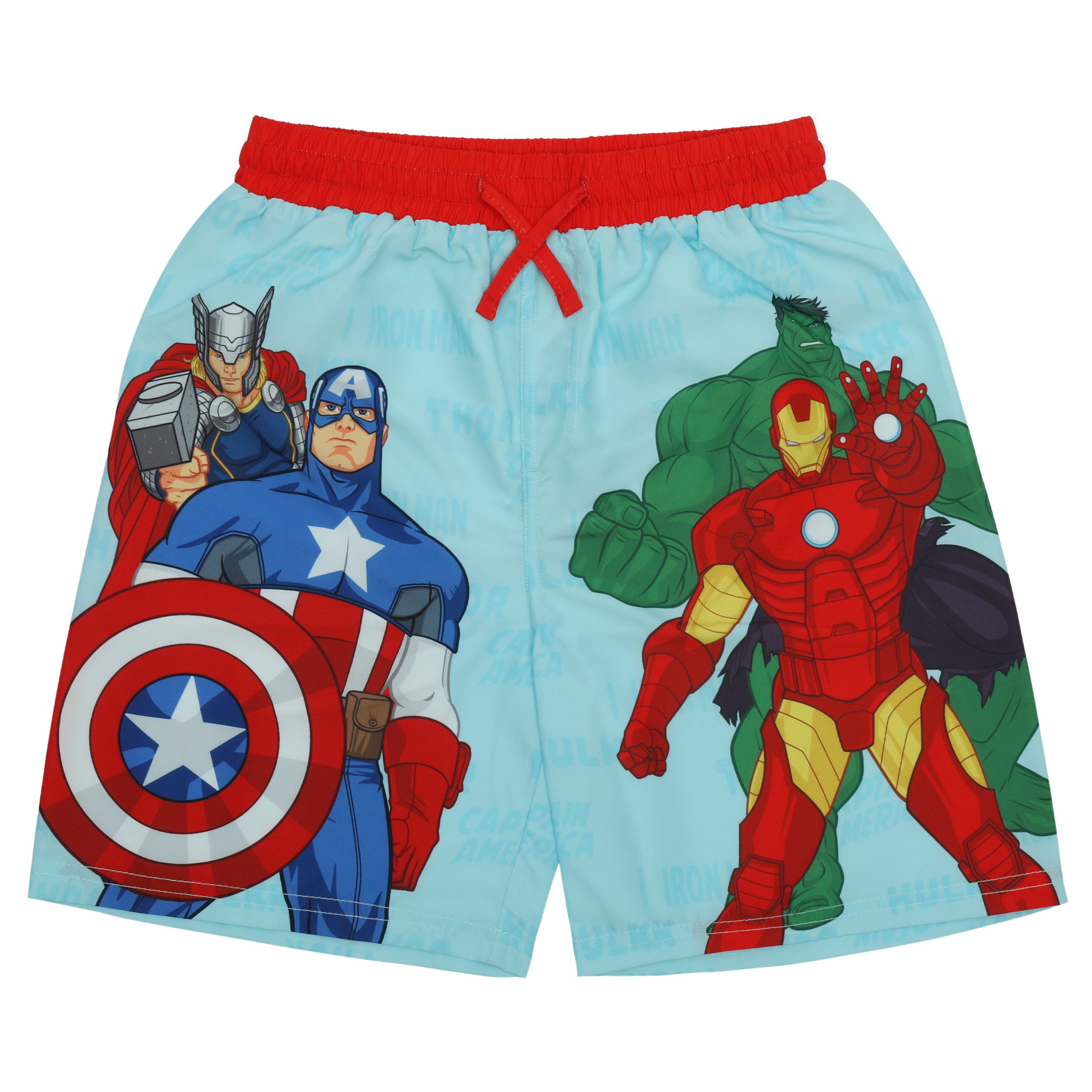 The AVENGERS Badeshorts Marvel Avengers Jungen Badeshorts Badehose Hulk Spiderman Iron Man Captain Amerika