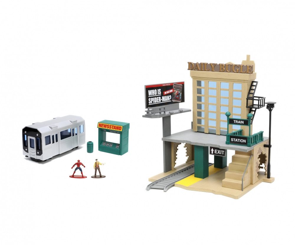 JADA Modellauto Jada Marvel Spider-Man NYC Deluxe Nano Scene Modellauto