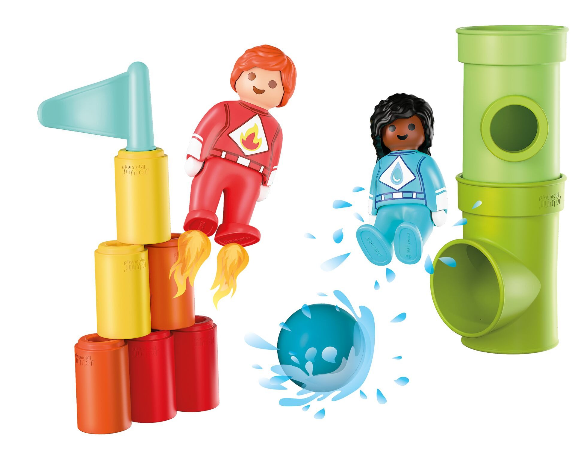 Playmobil® Superhelden-Action (72085), JUNIOR Konstruktions-Spielset, Made in Europe