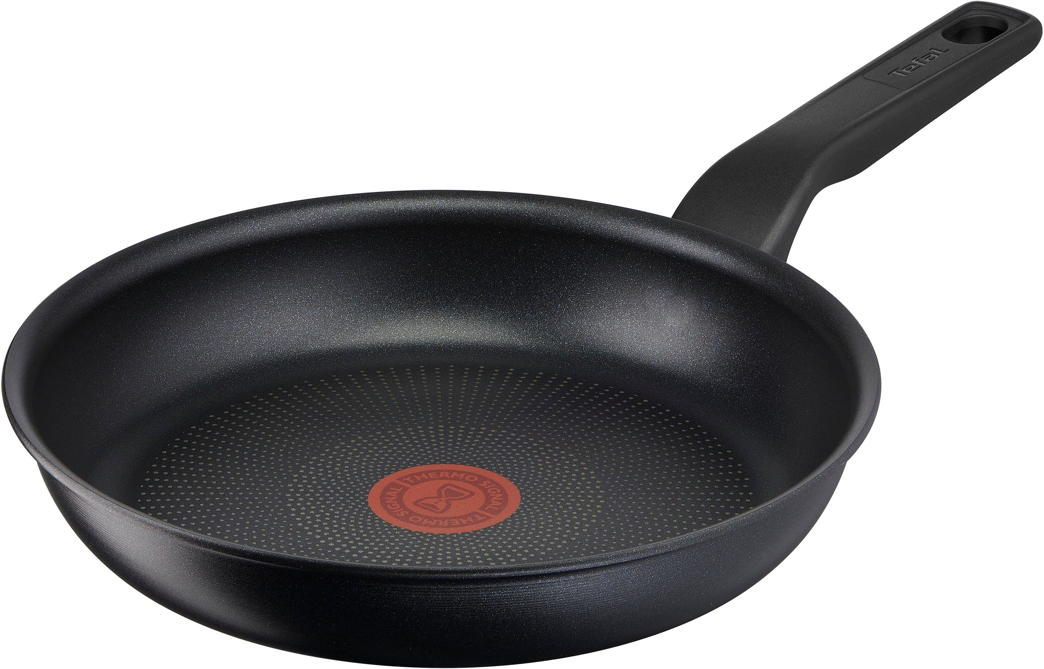 Tefal Bratpfanne Titanium Force, Aluminium, extra haltbare Antihaft-Beschichtung, Thermo Signal, Schüttrand