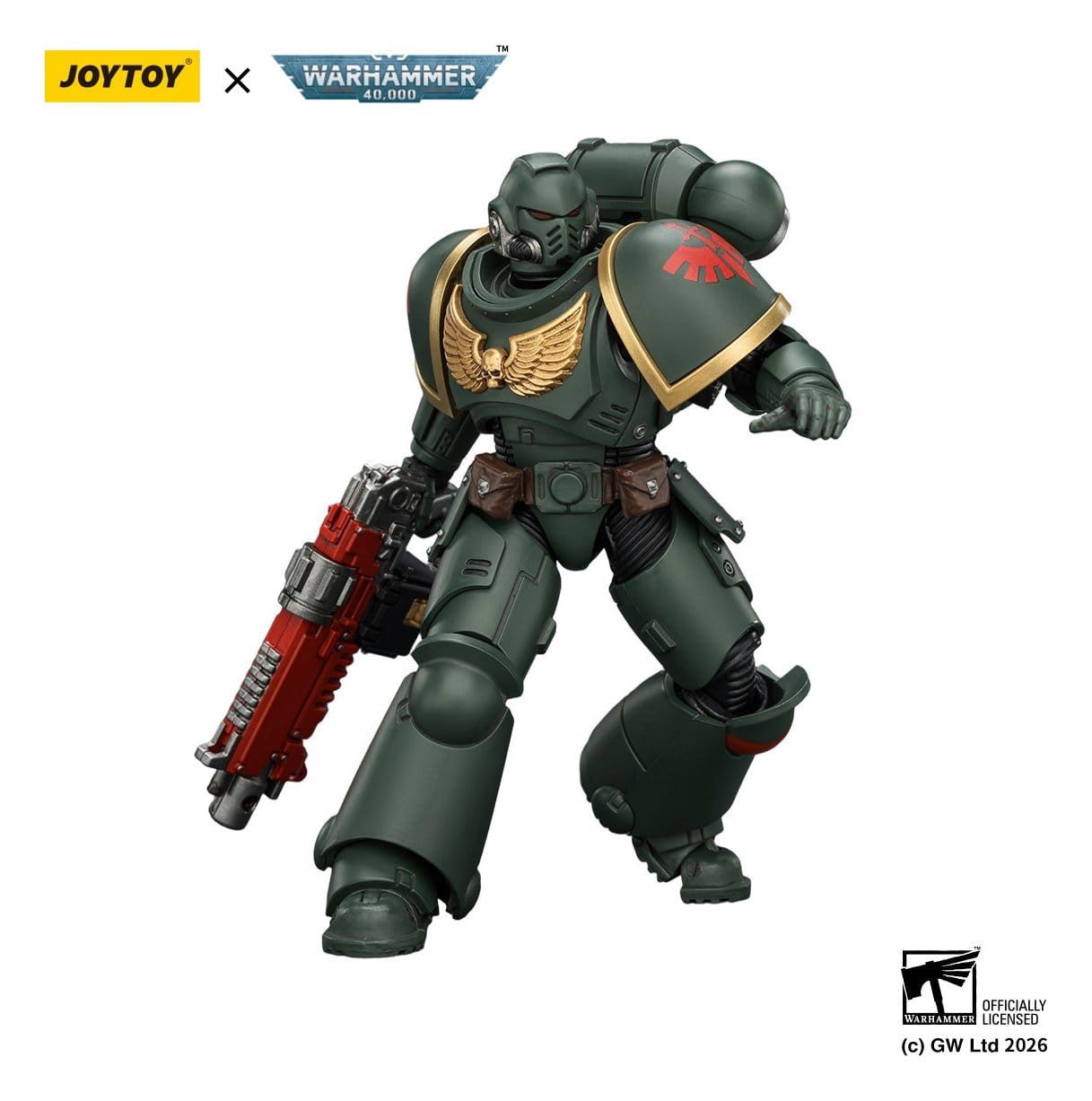 Joy Toy (CN) Actionfigur Warhammer 40,000 Actionfigur Dark Angels Intercessor 12 cm