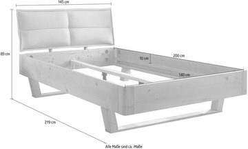 Schlafkontor Massivholzbett Tjark, wahlweise Bett mit Liegefläche in 140 oder 180 cm