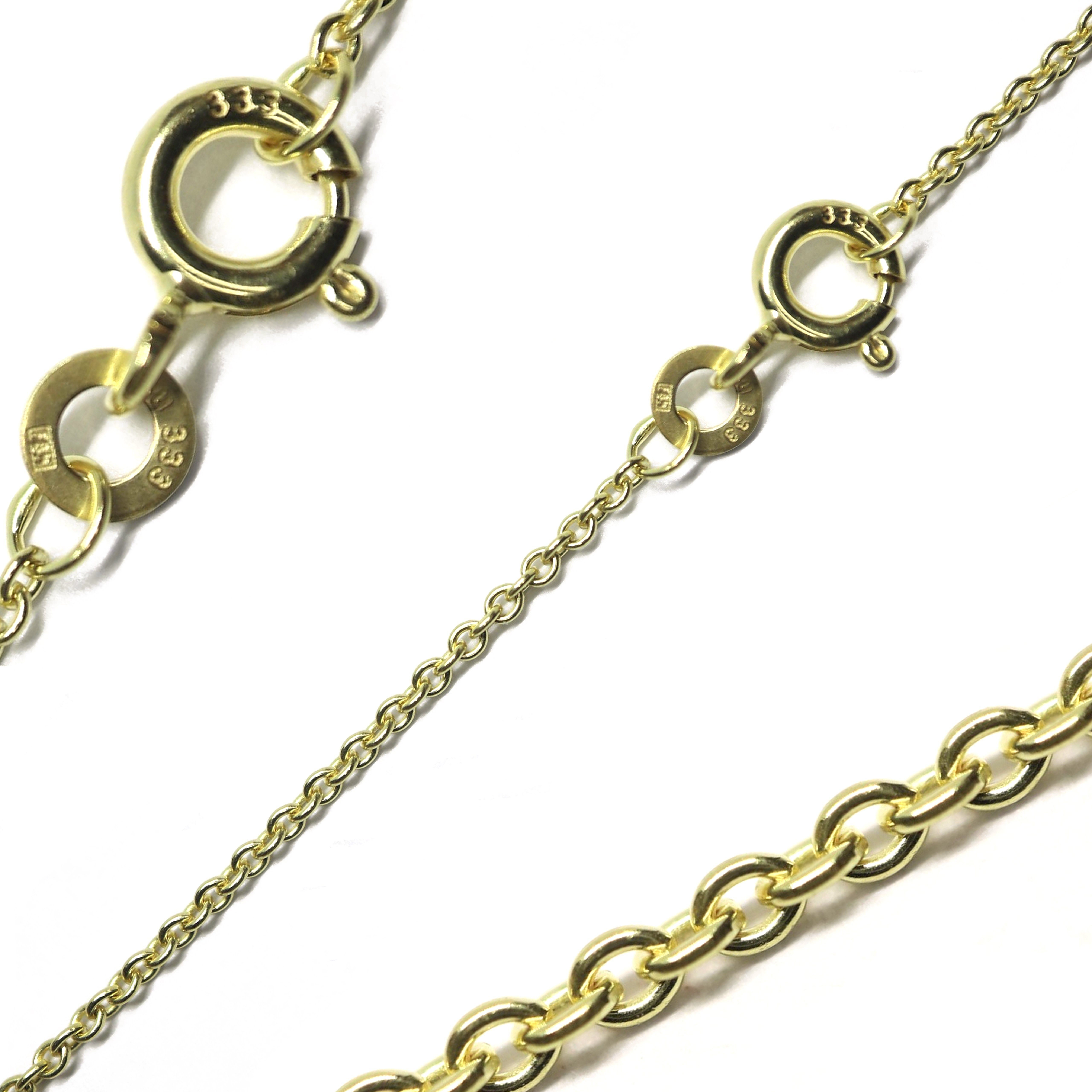 G & J Collier Ankerkette rund 333 8K Gold 1,30mm 45-60cm hochwertige edle Halskette (inkl. Schmucketui), Made in Germany