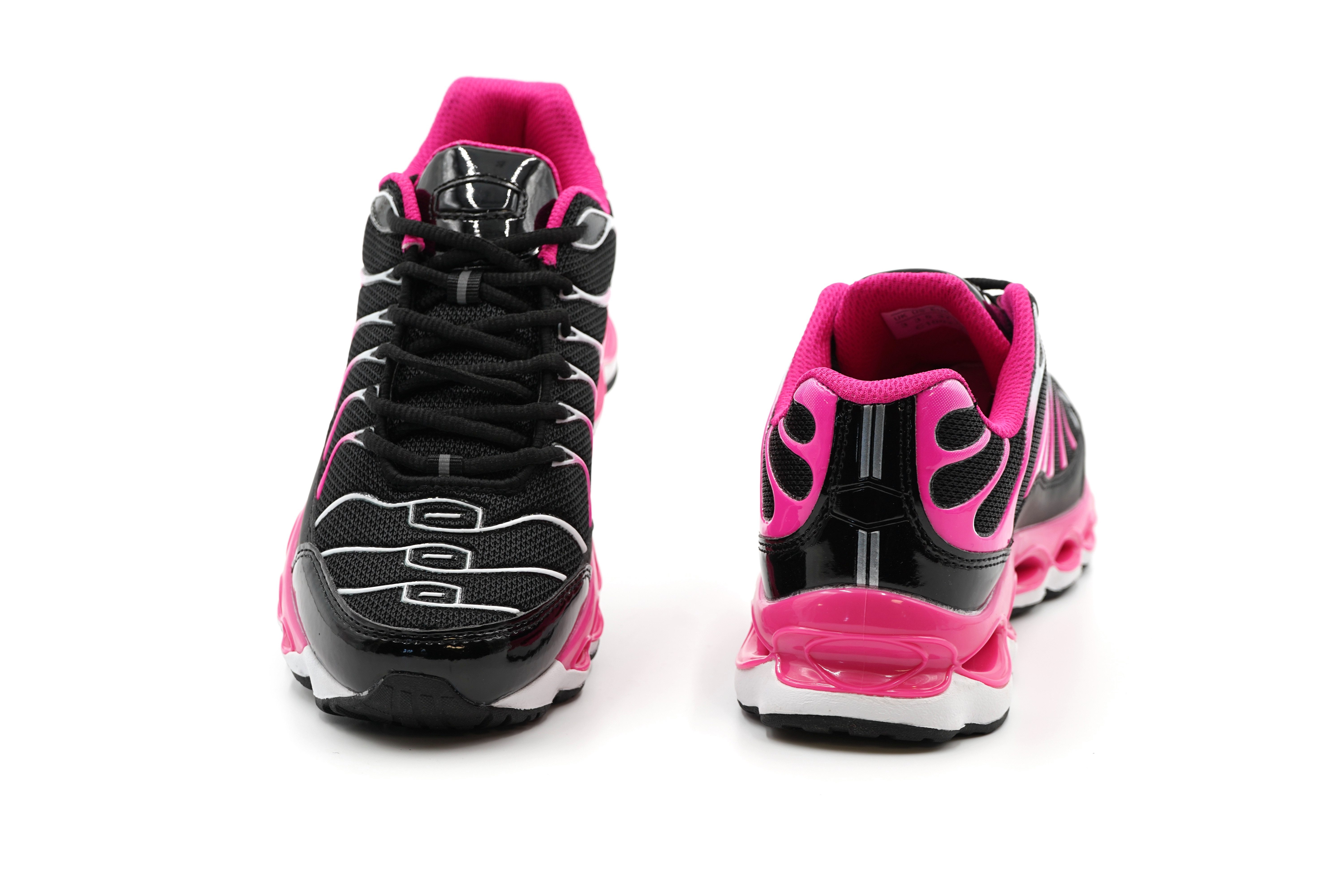 Sonderpostendiscount Damenschuhe Sneaker mit gedämpfter Sohle C1002-4 Black günstig online kaufen