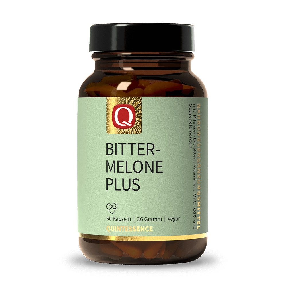 Quintessence Bittermelone Plus - Enthält CoEnzym Q 10, Spurenelemente - 60 Kapseln, 36 g