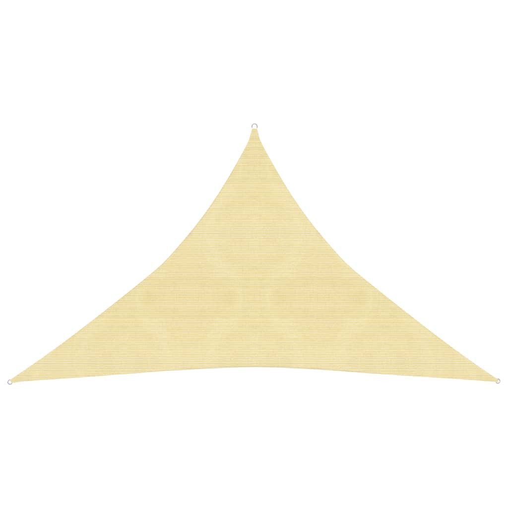 Sonnensegel 3 x 3 x 42 m Sonnensegel 160 g m² Beige 3x3x4,2 m HDPE Beschattung Dr