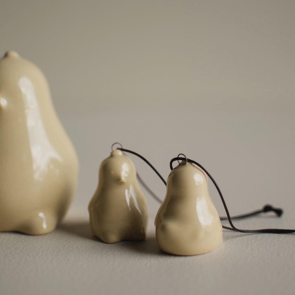 dbkd Dekoobjekt Dekoanhänger Chubby Chicken einzeln - shiny yellow