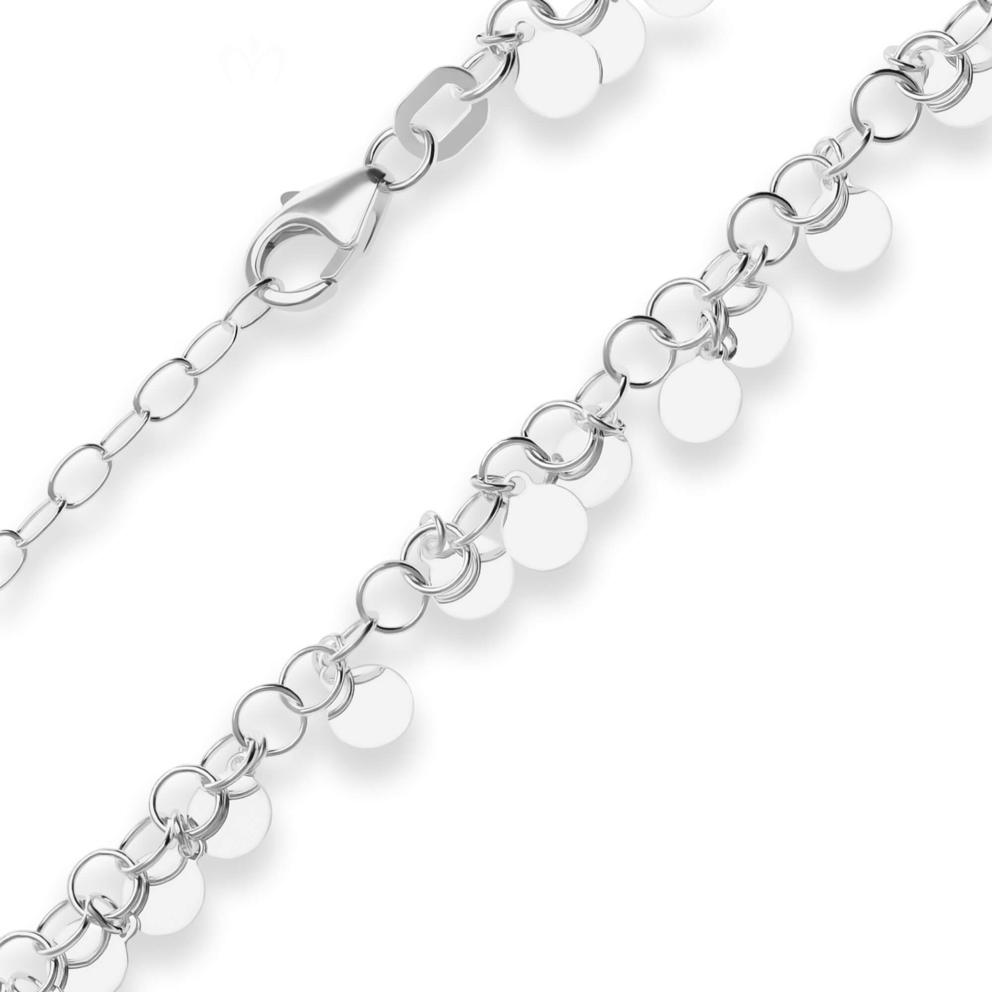 Schmuck Krone Silberkette 3mm Fantasiekette aus 925 Silber 38cm, Silber 925