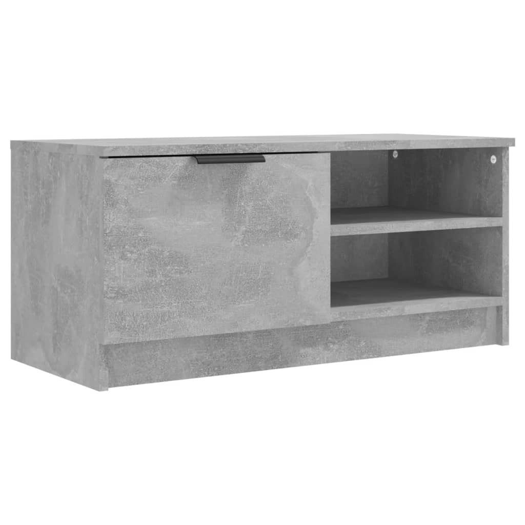 cm TV-Schrank TV-Schrank 80x35x36,5 Holzwerkstoff Betongrau (1-St) vidaXL