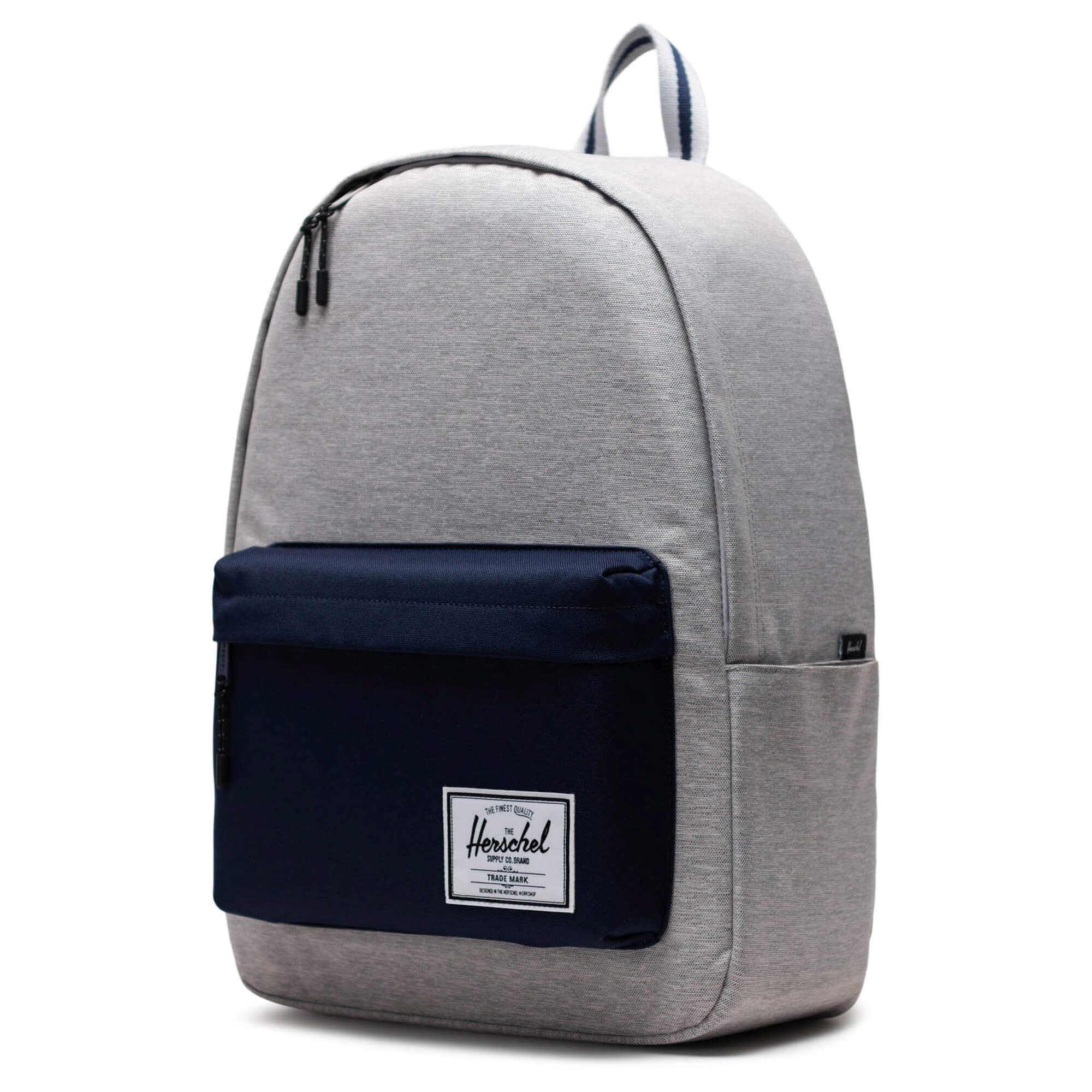 Herschel Schulrucksack Classic XL 30 - Rucksack 47 cm (light grey crosshatch/peacoat)