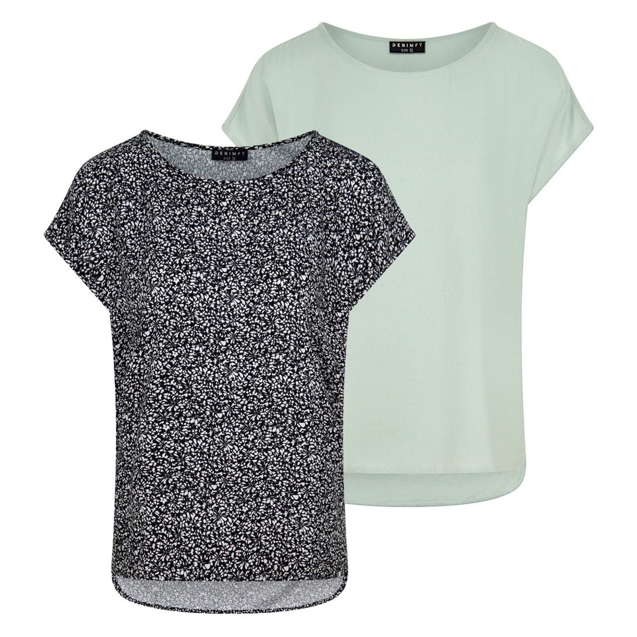 DENIMFY T-Shirt Damen Bluse DFJule Regular günstig online kaufen