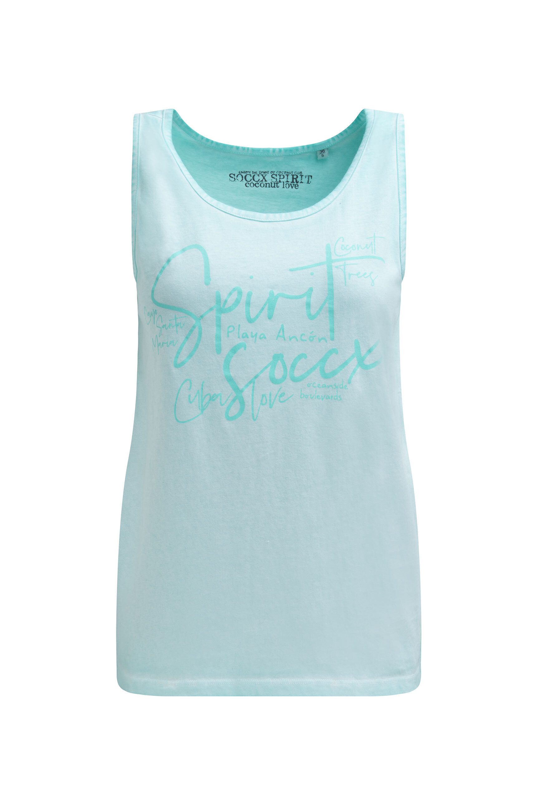 SOCCX Tanktop aus Baumwolle