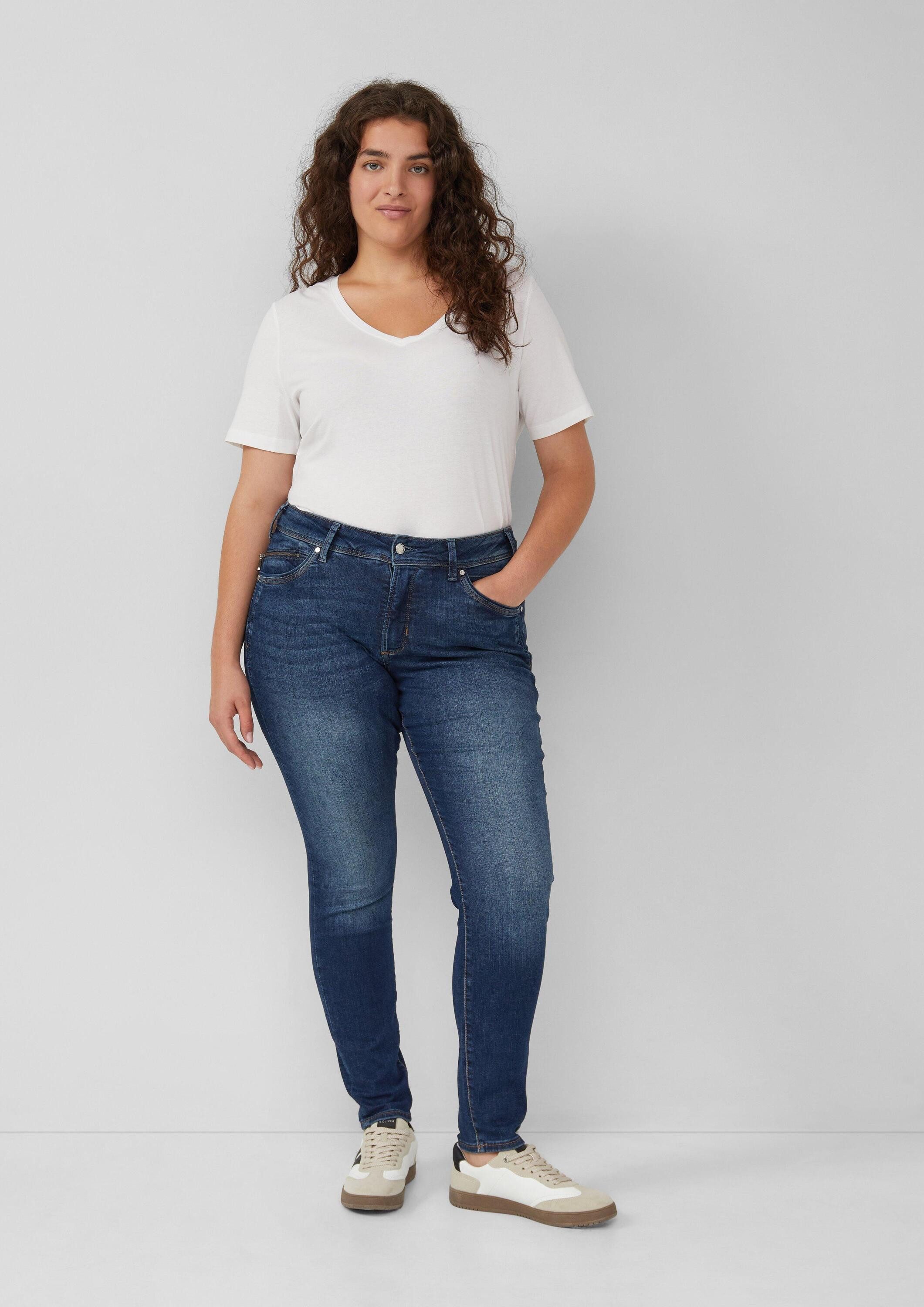 s.Oliver Skinny-fit-Jeans Jeans-Hose Jeans / Skinny Fit / Mid Rise / Skinny günstig online kaufen