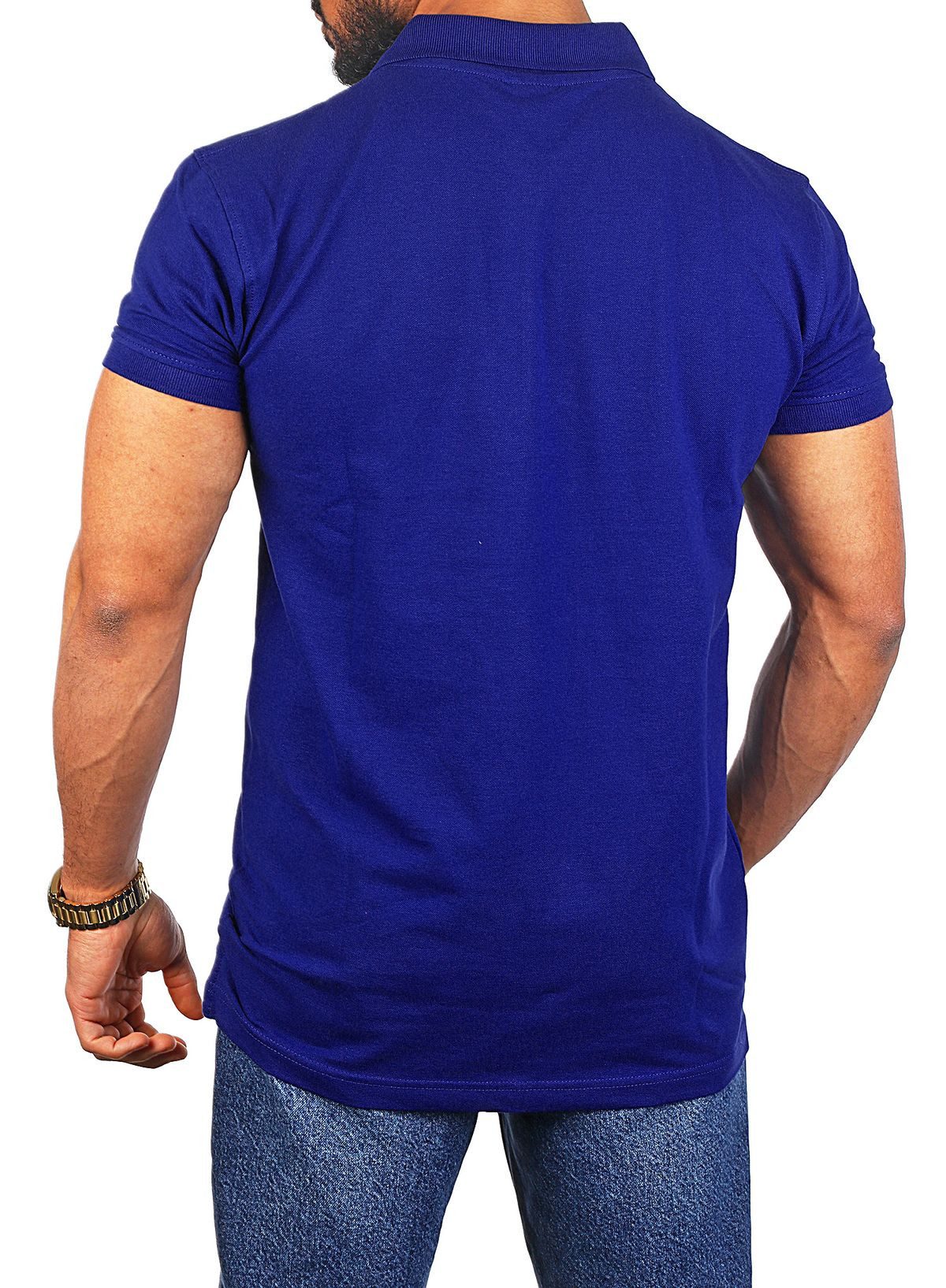 Young & Rich Poloshirt Herren Uni 1002 Größe S bis 9XL! unifarben regular fit