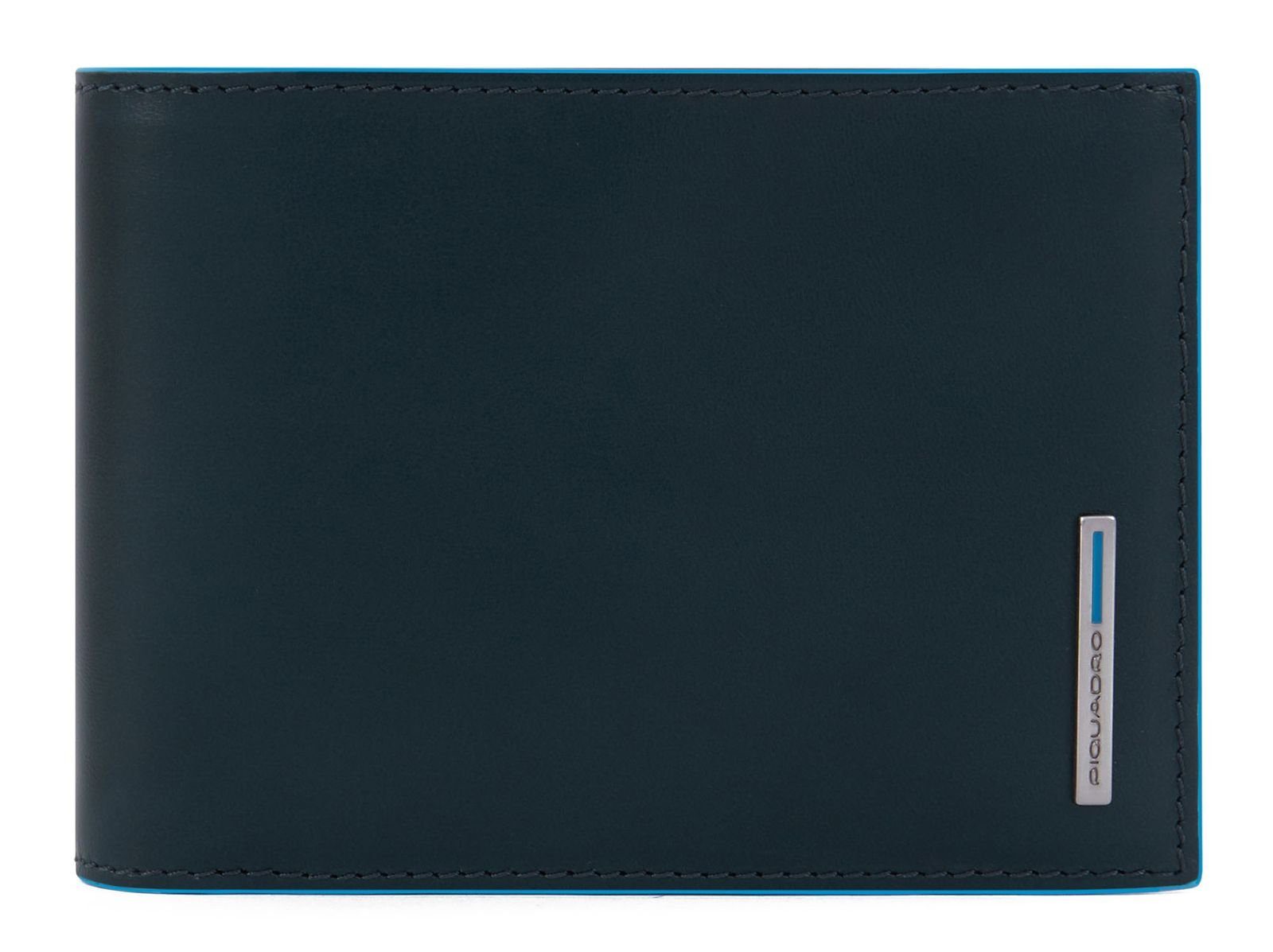 Piquadro Geldbörse Blue Square Green / Grey