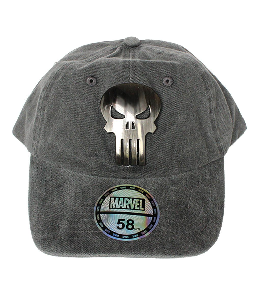 Punisher Baseball Cap Grungy Skull