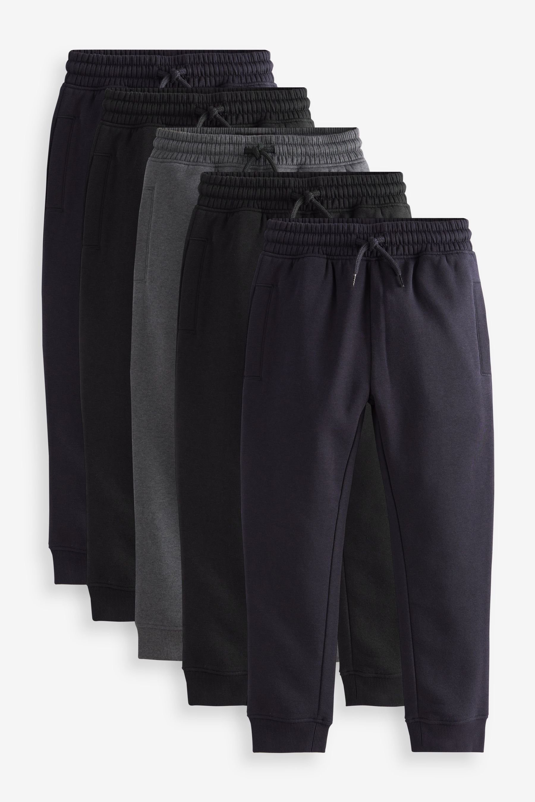 Next Jogginghose Next Slim Fit Jogginghose, 5er-Pack (5-tlg)