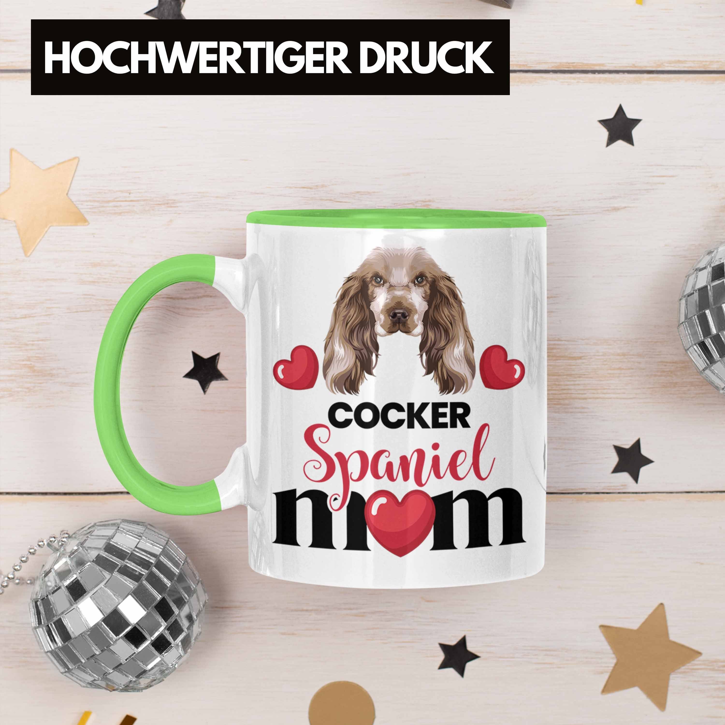 Tasse Gesche Lustiger Mom Besitzer Spruch Spaniel Geschenk Trendation Cocker Grün Mama Tasse