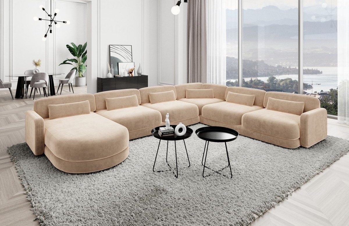 Sofa Dreams Wohnlandschaft Stoff Polstersofa Luxus günstig online kaufen