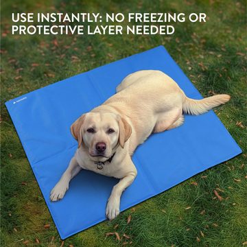 Navaris Hundematratze Kühlmatte für Hunde - Kühlmatte Hund - Selbstkühlende Hautiermatte