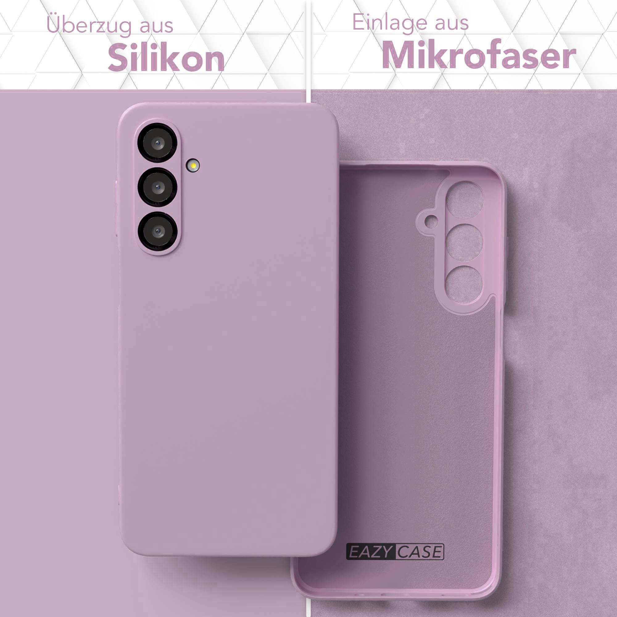 EAZY CASE Handyhülle für Samsung Galaxy A16 Hülle Silikon 6,7 Zoll, Hülle mit Kameraschutz Handycase Soft Smart Slimcover Lila / Flieder