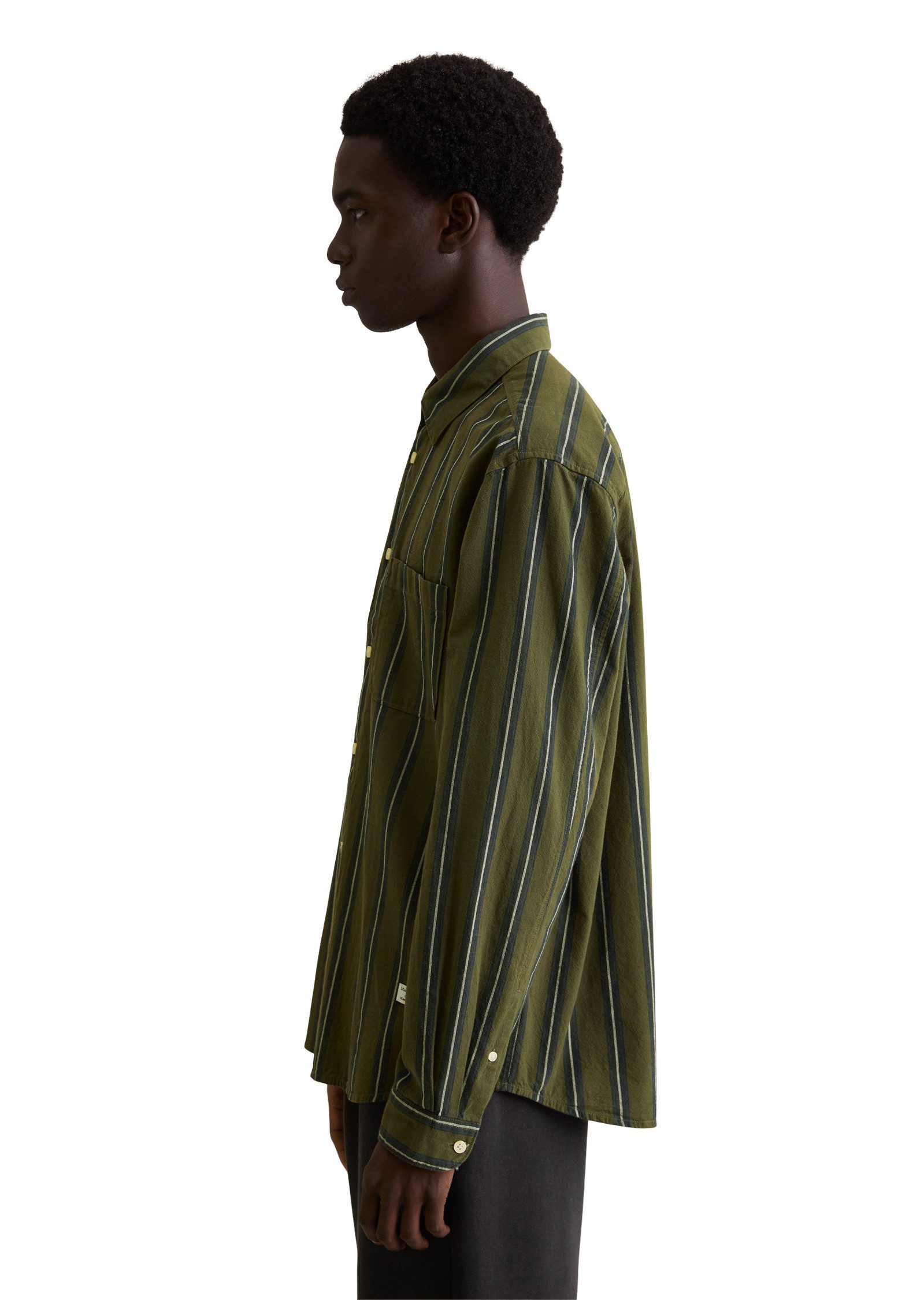 Marc O'Polo DENIM Langarmhemd mit mehrfarbigen Streifen günstig online kaufen