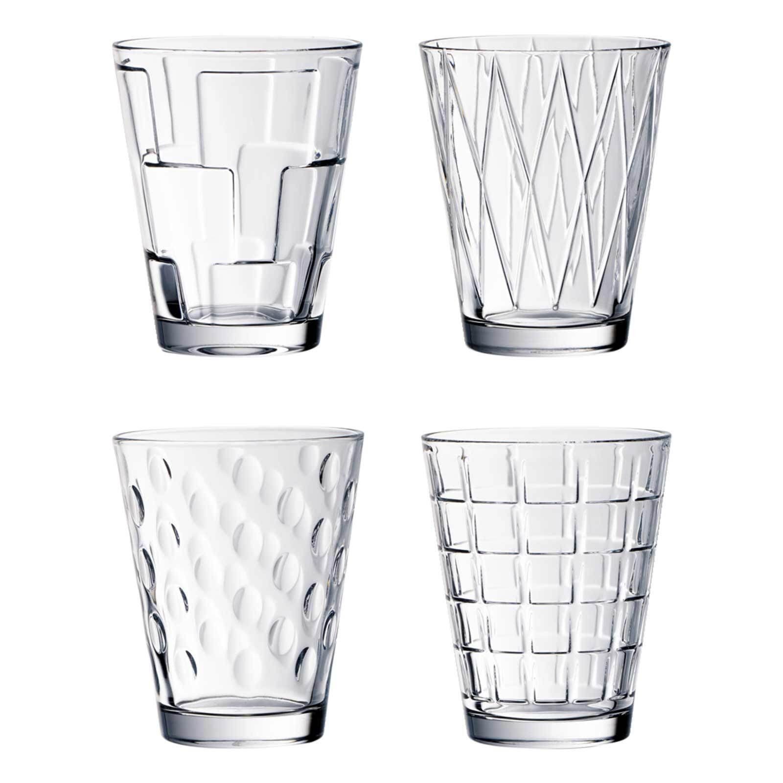 Villeroy & Boch Glas Dressed Up Wassergläser 310 ml 4er Set, Glas