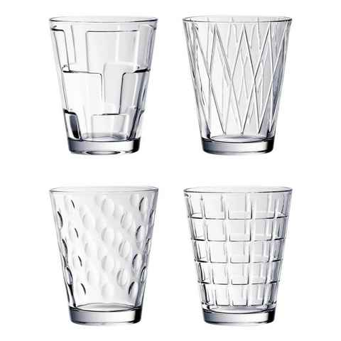 Villeroy & Boch Glas Dressed Up Wassergläser 310 ml 4er Set, Glas