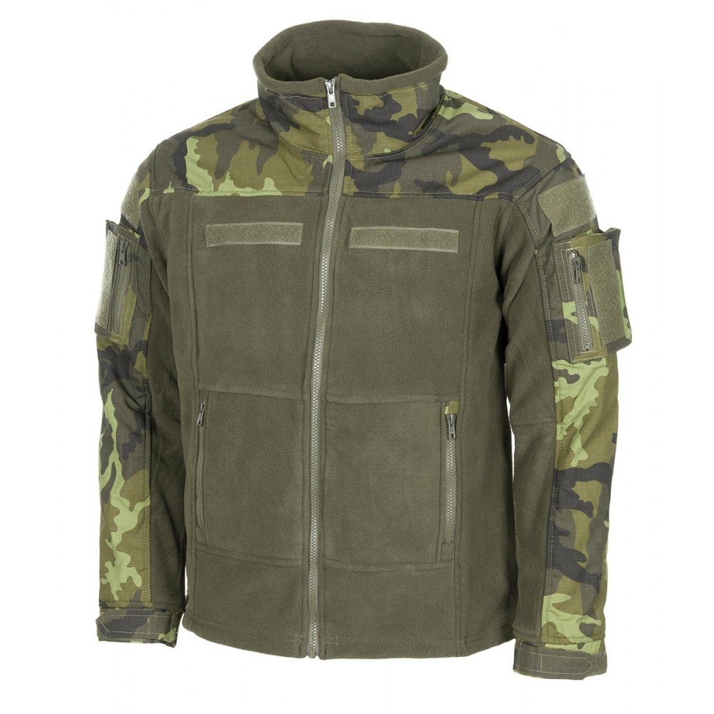 MFHHighDefence Fleecejacke Fleece-Jacke, Combat, M 95 CZ tarn - S