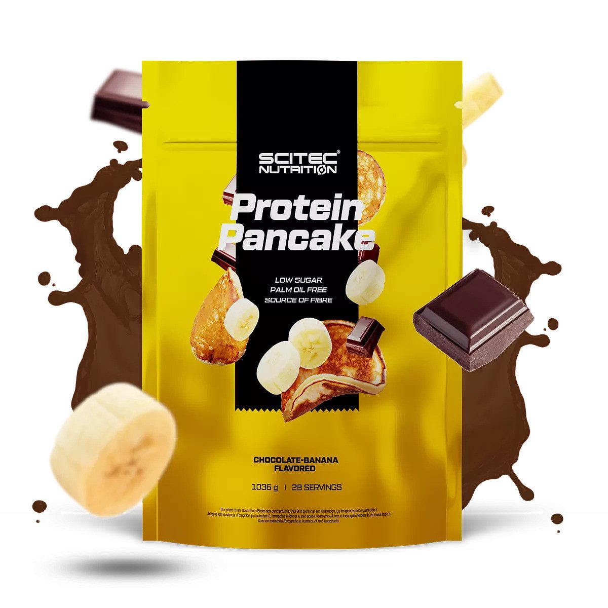 Scitec Nutrition Scitec Protein Pancake 1036g - Chocolate-Banana Pulver, 1.036 g, Pulver