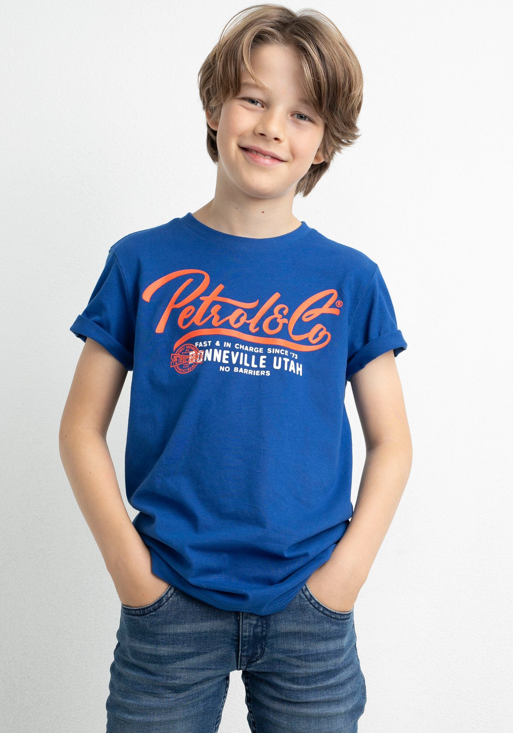 Kinder Teens (Gr. 128 - 182) Petrol Industries T-Shirt BONNE VILLE