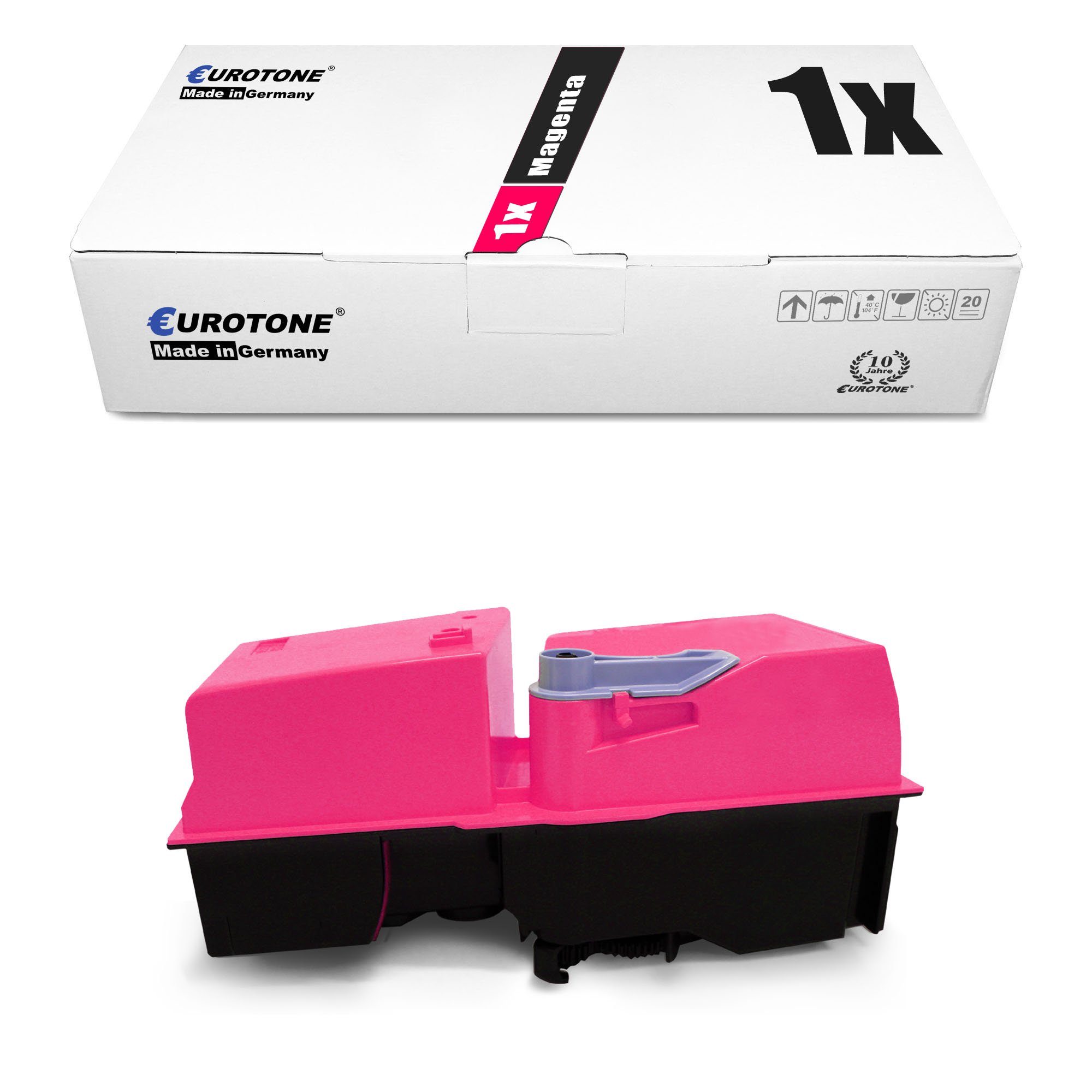 Eurotone Tonerkartusche Toner ersetzt Kyocera 1T02HPBEU0 TK-820M Magenta