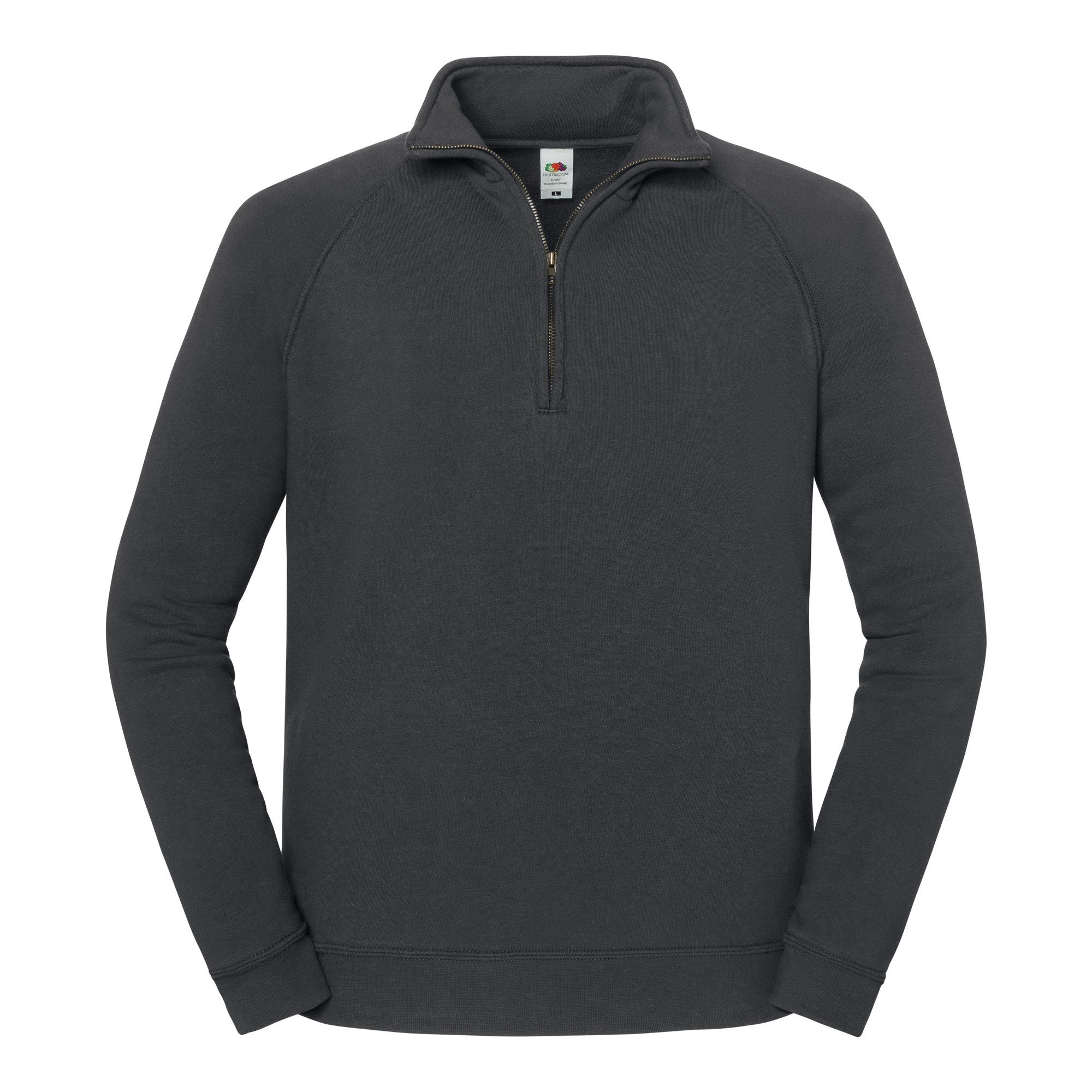 Fruit of the Loom Sweatshirt Iconic Premium Zip Neck Sweat