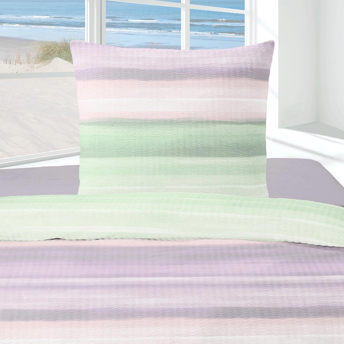 TRAUMSCHLAF Bettwäsche Tuusula, Seersucker, 2 teilig, bügelfreie Seersucker günstig online kaufen