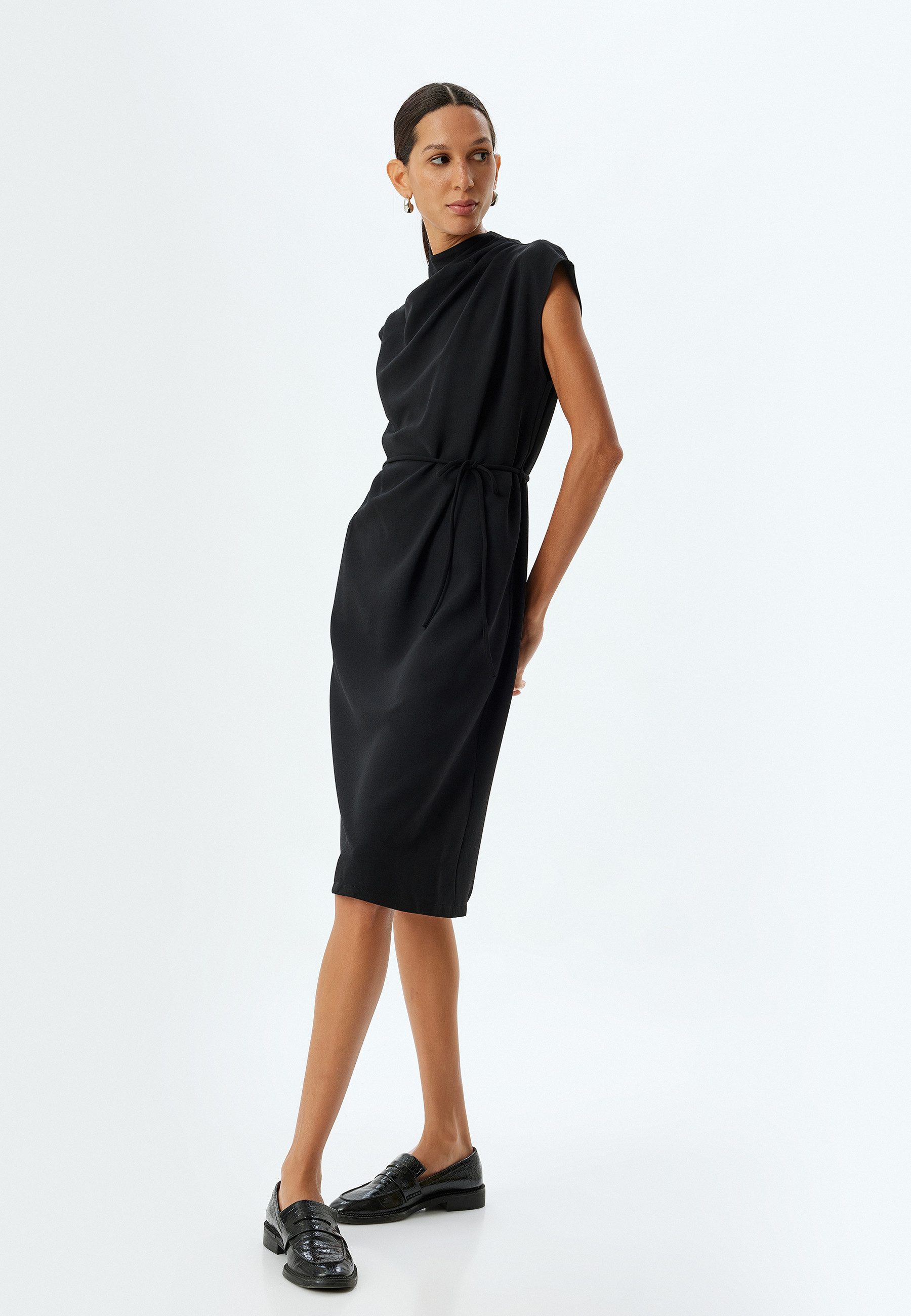 Midikleid Midi Länge Shift Kleid