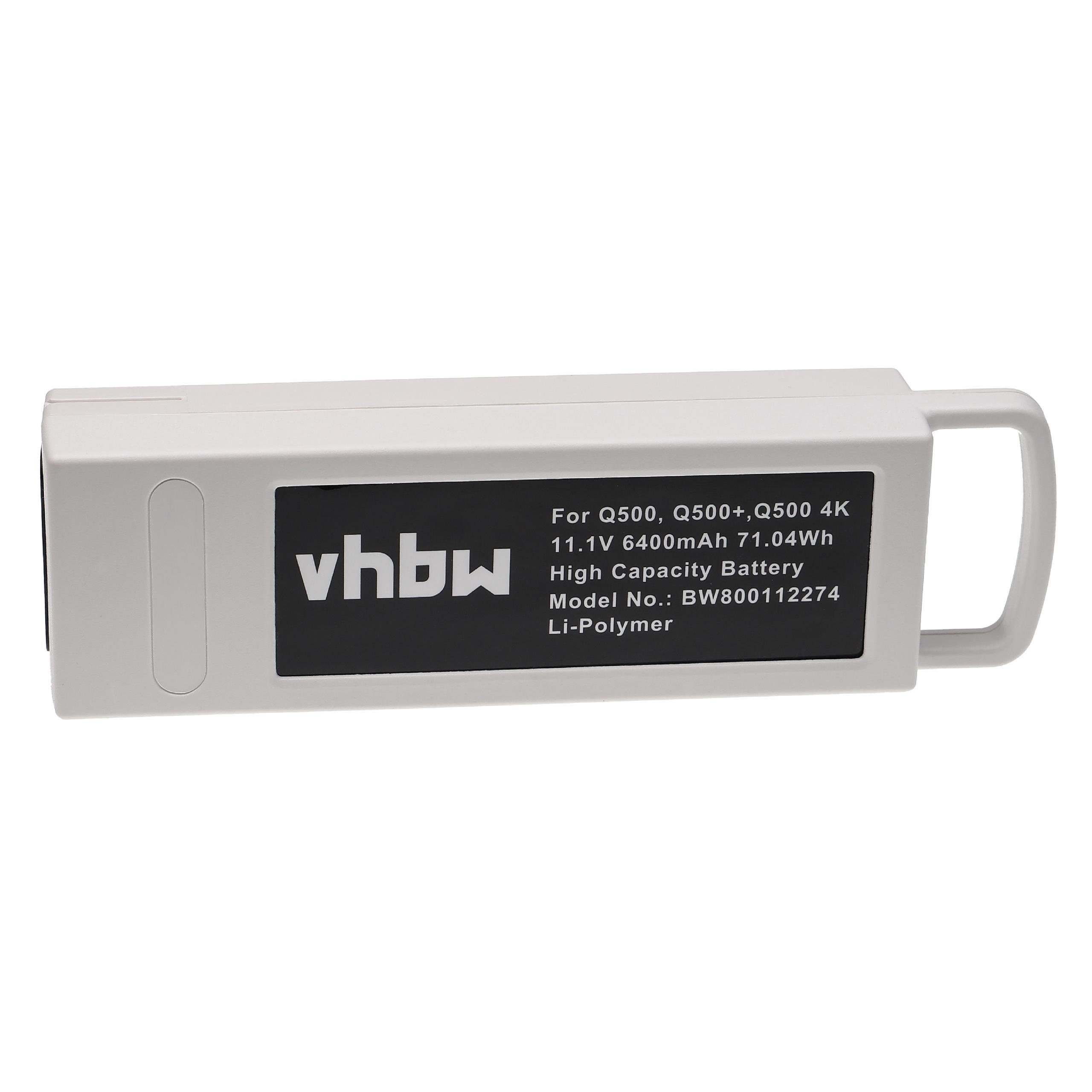 vhbw kompatibel mit Yuneec Q500, Q500 4K, Q500+, Q500+ Pro, Q500+ Typhoon Drohnen-Akku Li-Polymer 6300 mAh (11,1 V)