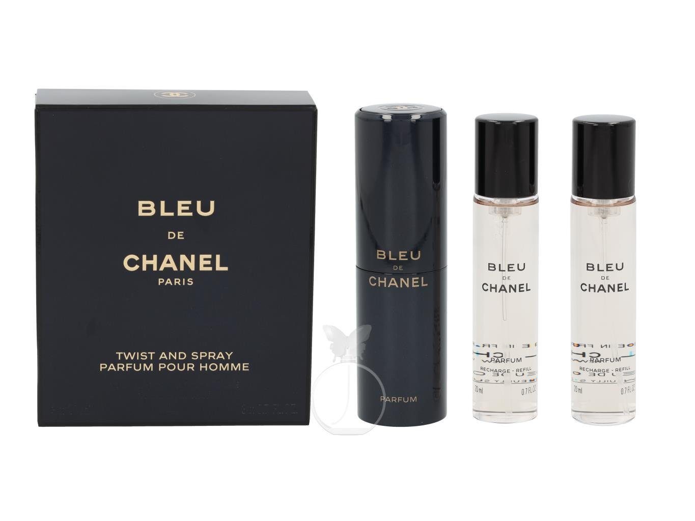 CHANEL Extrait Parfum Bleu 3 Twist Zerstäuber Chanel and Parfum x de Spray 20 ml mit Chanel
