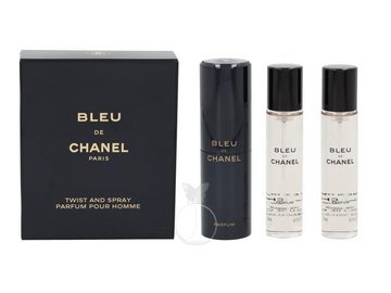 CHANEL Extrait Parfum Chanel Bleu de Chanel Parfum Twist and Spray 3 x 20 ml mit Zerstäuber