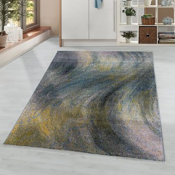 Teppich Teppich für den Flur oder Küche Abstraktes Wellen Design, Stilvoll Günstig, Läufer, Höhe: 8 mm